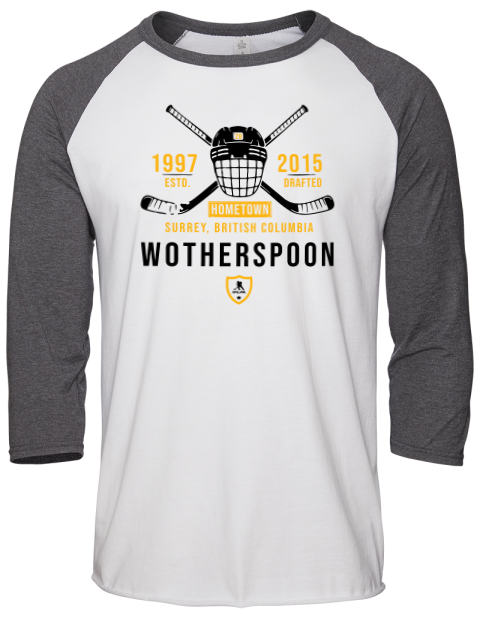 Classic Heritage Parker Wotherspoon Unisex Premium Three-Quarter Raglan T-Shirt | Swagsta