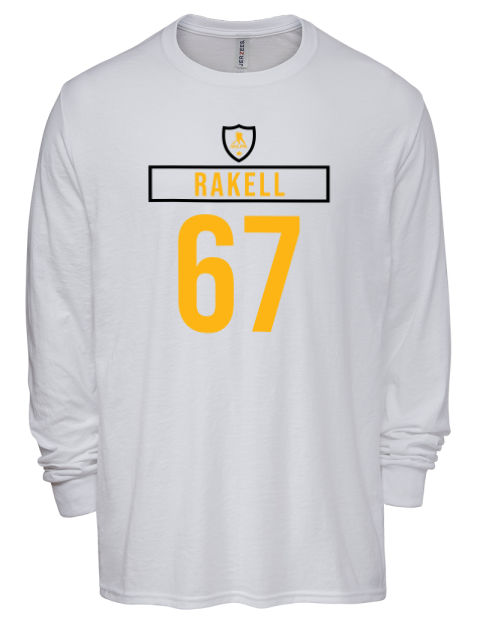 Home Jersey Rickard Rakell Men's Premium Blend Long Sleeve-T-Shirt | Swagsta