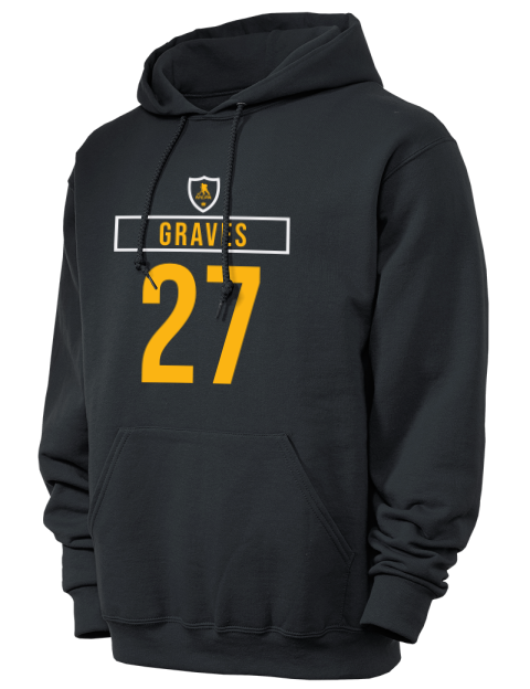 Away Jersey Ryan Graves Unisex Hooded Sweatshirt | Swagsta