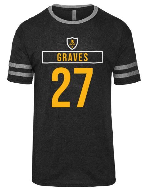 Away Jersey Ryan Graves Men's Tri-Blend T-Shirt | Swagsta