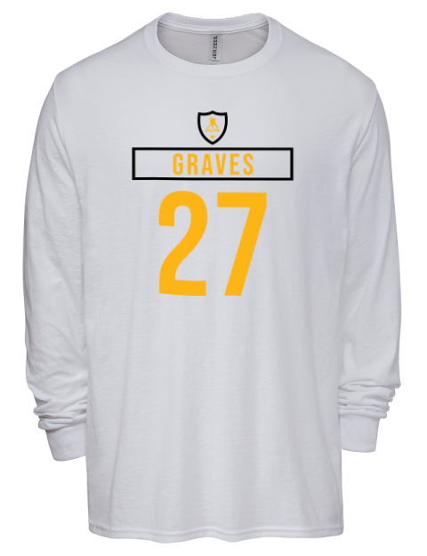 Home Jersey Ryan Graves Men's Premium Blend Long Sleeve-T-Shirt | Swagsta