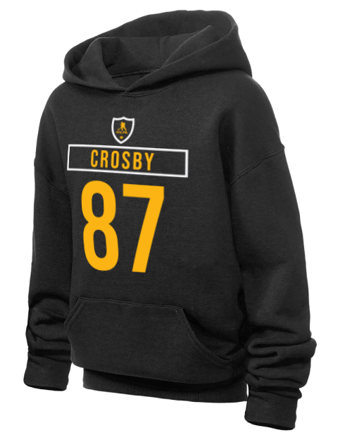 Away Jersey Sidney Crosby Youth Hooded Sweatshirt | Swagsta