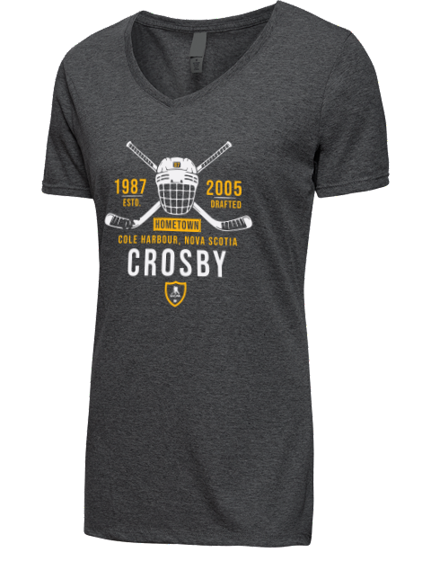 Heritage Sidney Crosby Premium Ladies V-Neck T-Shirt | Swagsta