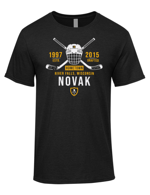Heritage Tommy Novak Premium Ring-Spun Cotton Unisex T-Shirt | Swagsta