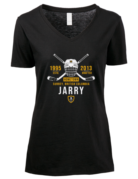 Heritage Tristan Jarry Premium Ladies V-Neck T-Shirt | Swagsta