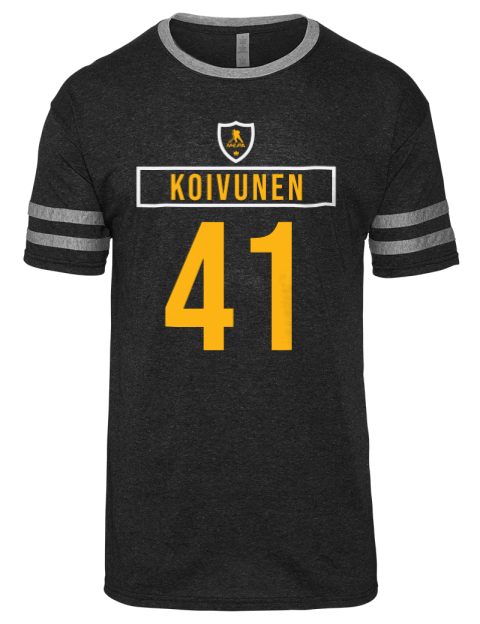 Away Jersey Ville Koivunen Men's Tri-Blend T-Shirt | Swagsta