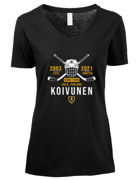 Heritage Ville Koivunen Premium Ladies V-Neck T-Shirt | Swagsta