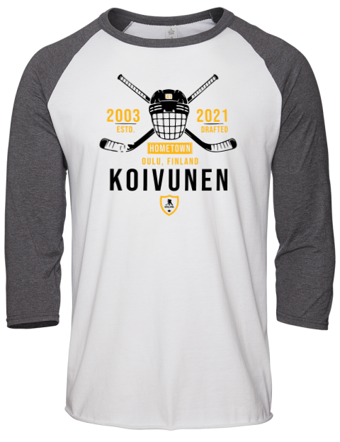 Classic Heritage Ville Koivunen Unisex Premium Three-Quarter Raglan T-Shirt | Swagsta