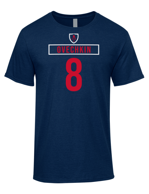 Away Jersey Alex Ovechkin Premium Ring-Spun Cotton Unisex T-Shirt | Swagsta