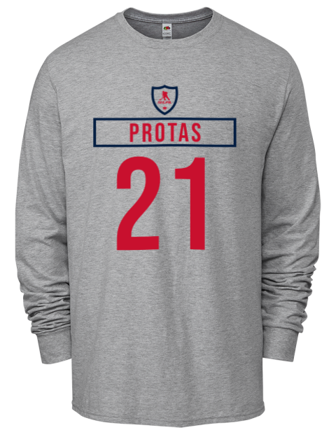 Home Jersey Aliaksei Protas Men's Long-Sleeve T-Shirt | Swagsta