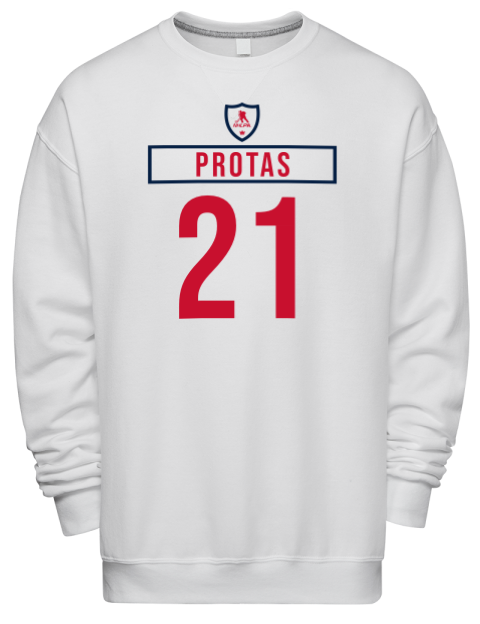 Home Jersey Aliaksei Protas Premium Unisex Crewneck Sweatshirt | Swagsta