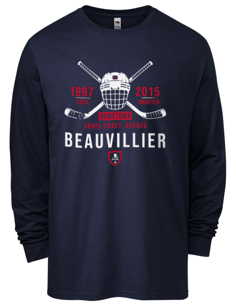 Heritage Anthony Beauvillier Men's Long-Sleeve T-Shirt | Swagsta