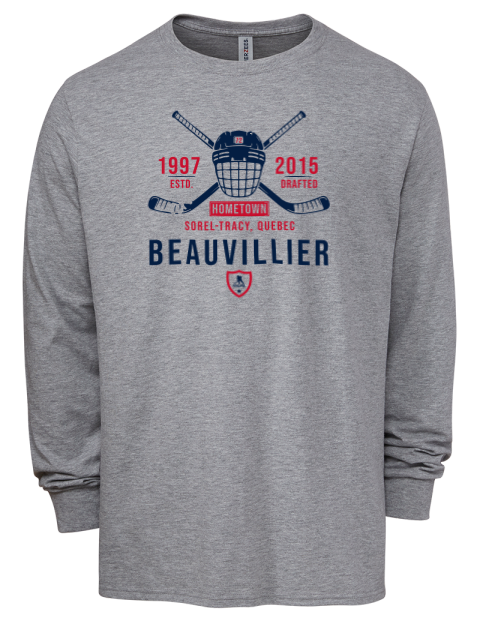 Classic Heritage Anthony Beauvillier Men's Premium Blend Long Sleeve-T-Shirt | Swagsta