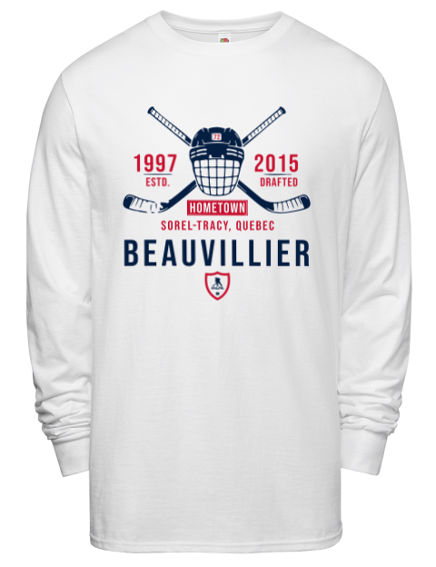 Classic Heritage Anthony Beauvillier Men's Long-Sleeve T-Shirt | Swagsta