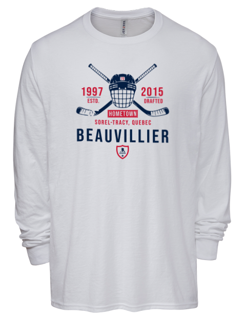 Classic Heritage Anthony Beauvillier Men's Premium Blend Long Sleeve-T-Shirt | Swagsta
