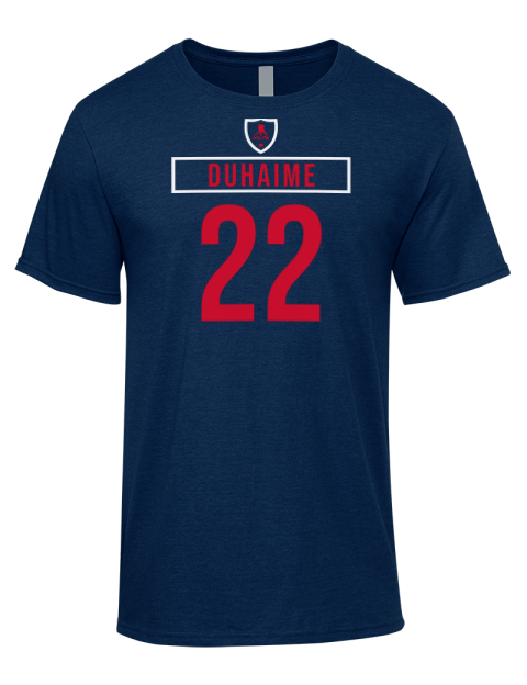 Away Jersey Brandon Duhaime Premium Ring-Spun Cotton Unisex T-Shirt | Swagsta