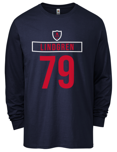 Away Jersey Charlie Lindgren Men's Long-Sleeve T-Shirt | Swagsta
