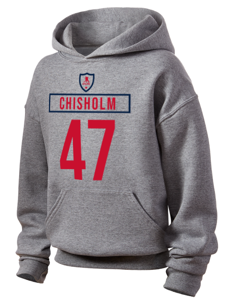 Home Jersey Declan Chisholm Youth Hooded Sweatshirt | Swagsta