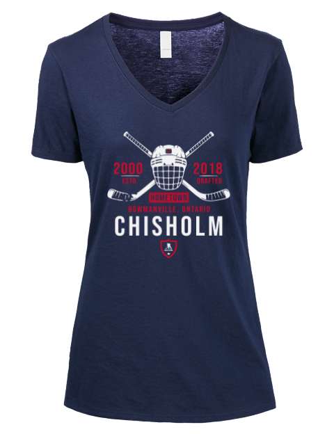 Heritage Declan Chisholm Premium Ladies V-Neck T-Shirt | Swagsta