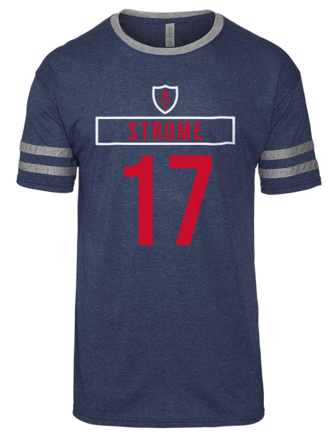 Away Jersey Dylan Strome Men's Tri-Blend T-Shirt | Swagsta