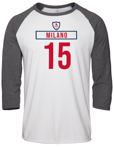 Home Jersey Frank Milano Unisex Premium Three-Quarter Raglan T-Shirt | Swagsta