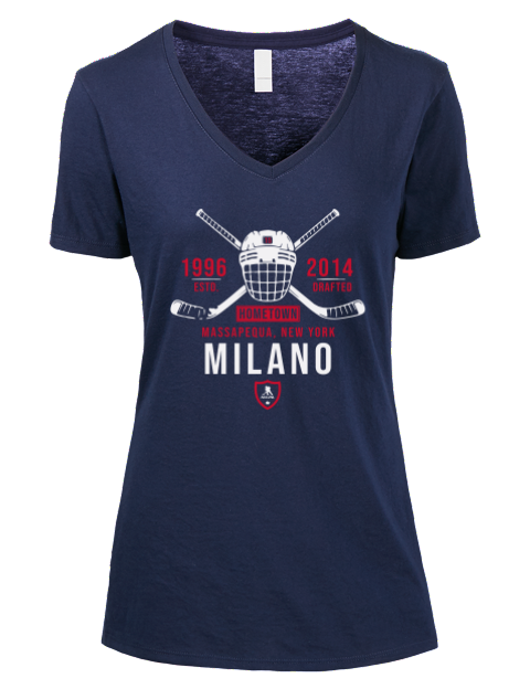 Heritage Frank Milano Premium Ladies V-Neck T-Shirt | Swagsta