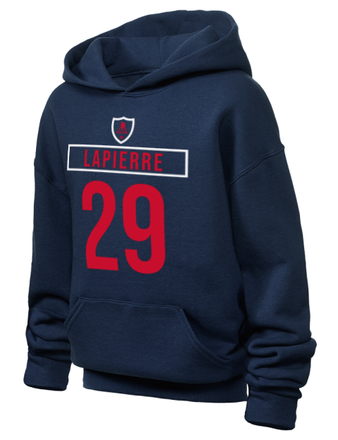 Away Jersey Hendrix Lapierre Youth Hooded Sweatshirt | Swagsta