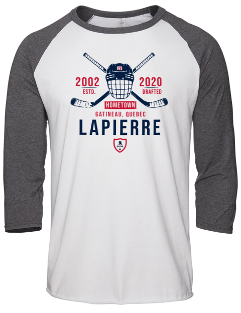 Classic Heritage Hendrix Lapierre Unisex Premium Three-Quarter Raglan T-Shirt | Swagsta