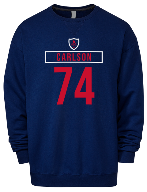 Away Jersey John Carlson Premium Unisex Crewneck Sweatshirt | Swagsta