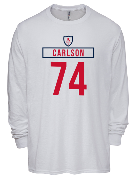 Home Jersey John Carlson Men's Premium Blend Long Sleeve-T-Shirt | Swagsta