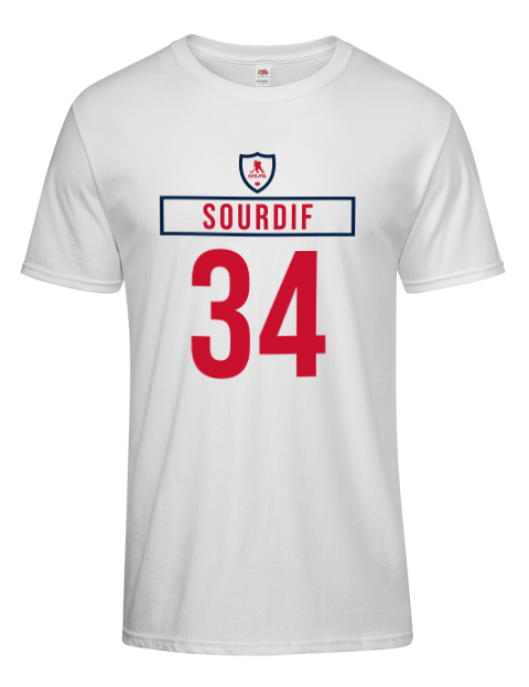 Home Jersey Justin Sourdif Men's Premium T-Shirt | Swagsta