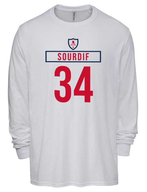 Home Jersey Justin Sourdif Men's Premium Blend Long Sleeve-T-Shirt | Swagsta