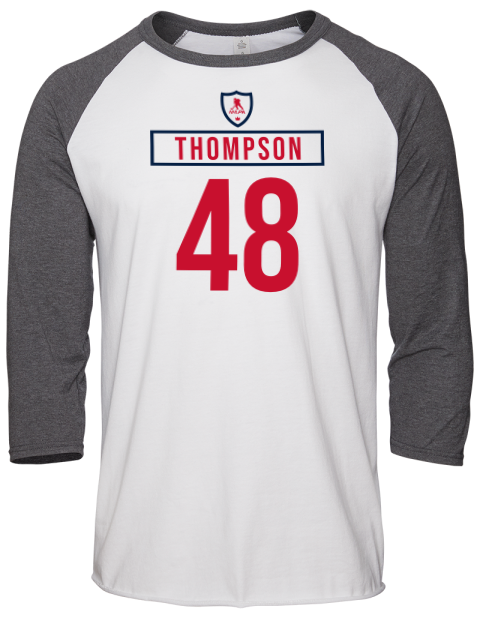 Home Jersey Logan Thompson Unisex Premium Three-Quarter Raglan T-Shirt | Swagsta