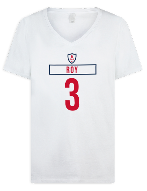 Home Jersey Matt Roy Premium Ladies V-Neck T-Shirt | Swagsta