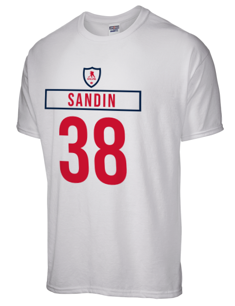 Home Jersey Rasmus Sandin Dri-Power Unisex T-Shirt | Swagsta