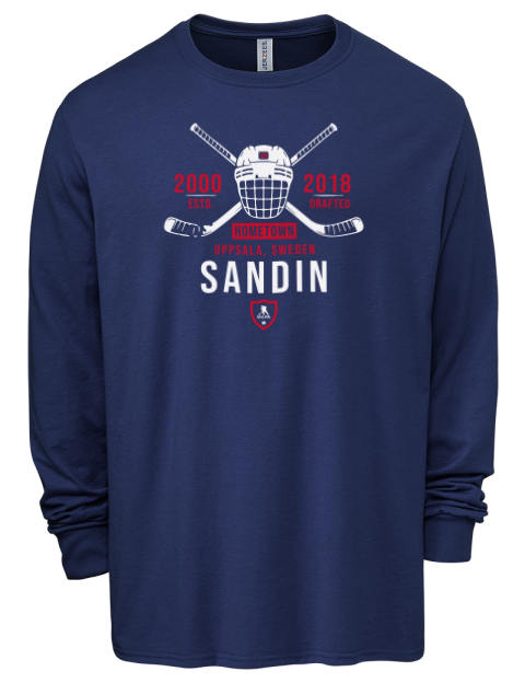 Heritage Rasmus Sandin Men's Premium Blend Long Sleeve-T-Shirt | Swagsta