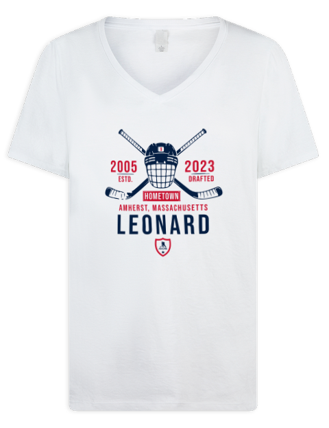 Classic Heritage Ryan Leonard Premium Ladies V-Neck T-Shirt | Swagsta