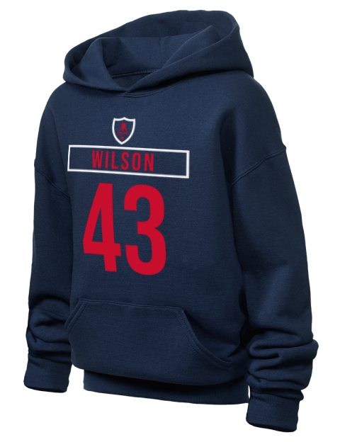 Away Jersey Tom Wilson Youth Hooded Sweatshirt | Swagsta