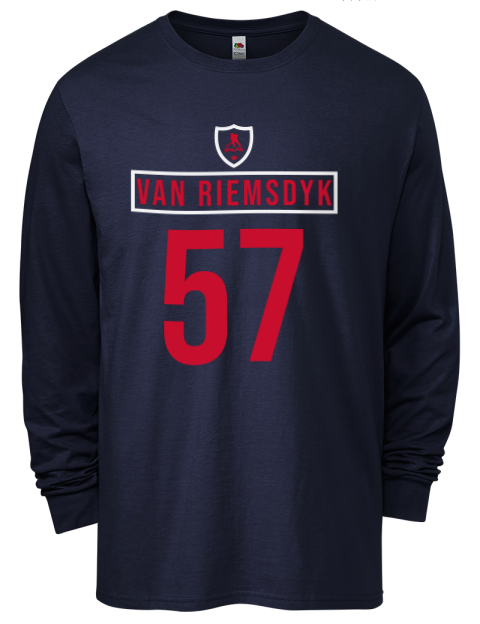 Away Jersey Trevor Vanriemsdyk Men's Long-Sleeve T-Shirt | Swagsta
