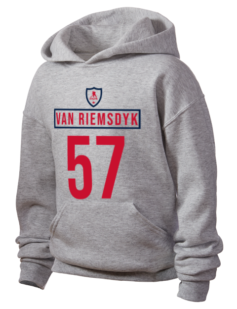 Home Jersey Trevor Vanriemsdyk Youth Hooded Sweatshirt | Swagsta