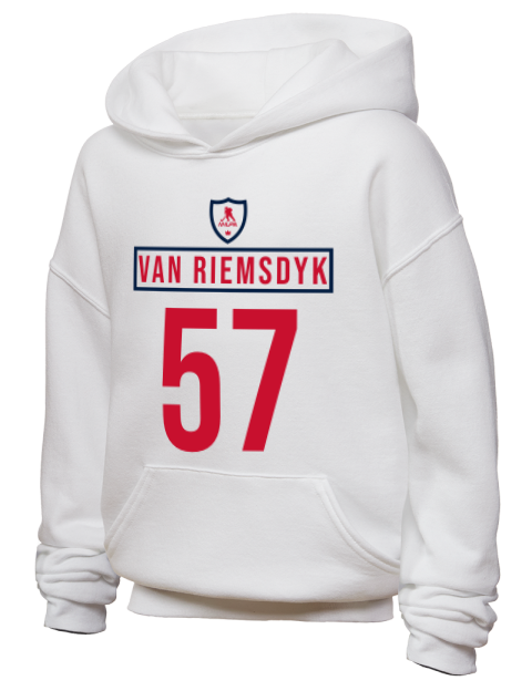 Home Jersey Trevor Vanriemsdyk Youth Hooded Sweatshirt | Swagsta