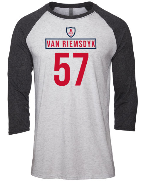 Home Jersey Trevor Vanriemsdyk Unisex Premium Three-Quarter Raglan T-Shirt | Swagsta