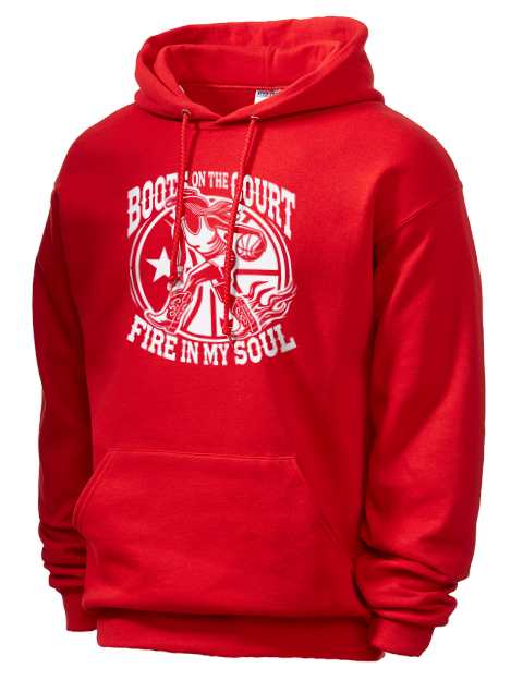 Boots On The Court She Got Game Unisex Hooded Sweatshirt | Swagsta