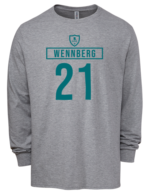 Away Jersey Alex Wennberg Men's Premium Blend Long Sleeve-T-Shirt | Swagsta