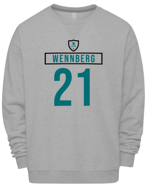 Home Jersey Alex Wennberg Premium Unisex Crewneck Sweatshirt | Swagsta