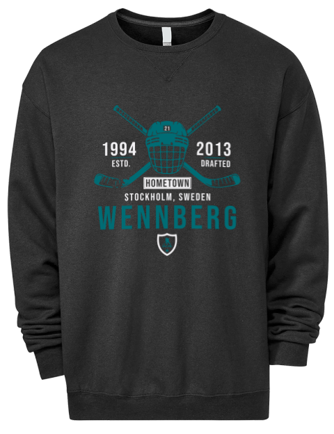 Heritage Alex Wennberg Premium Unisex Crewneck Sweatshirt | Swagsta