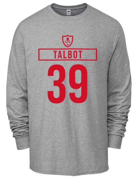 Home Jersey Cam Talbot Men's Long-Sleeve T-Shirt | Swagsta