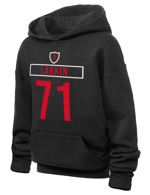 Away Jersey Dylan Larkin Youth Hooded Sweatshirt | Swagsta