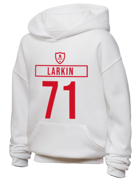 Home Jersey Dylan Larkin Youth Hooded Sweatshirt | Swagsta