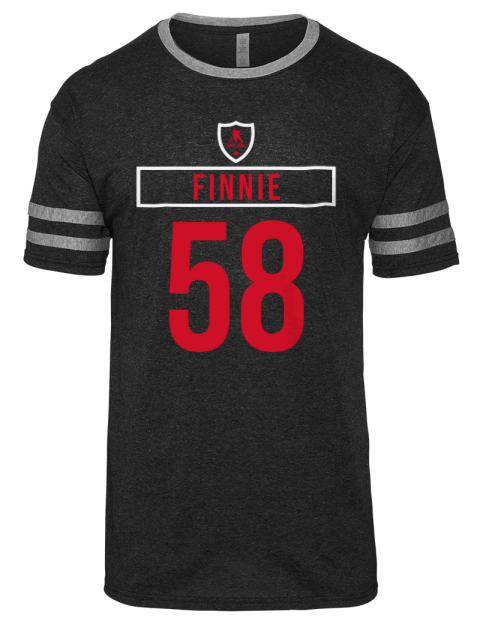 Away Jersey Emmitt Finnie Men's Tri-Blend T-Shirt | Swagsta
